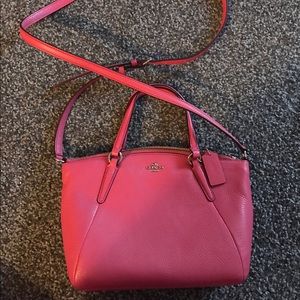 Small cross body leather coach bag NWOT