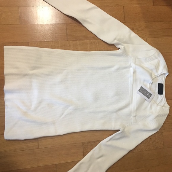 Intermix white sweater with cut-out detail