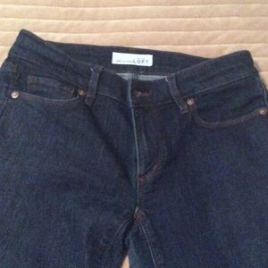 Loft modern straight jeans