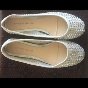 Antonio Melani Rhinestone Flats