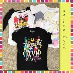 Sailor Moon tees! Lot of three!
