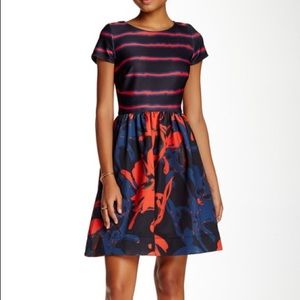 Taylor fit and flare dress