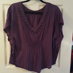 American Eagle blouse. Purple. Size L