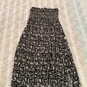 H&M Black and white comfy maxi dress