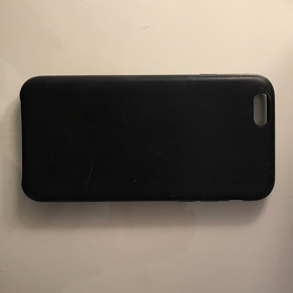 iPhone 6 Apple Black Leather Case