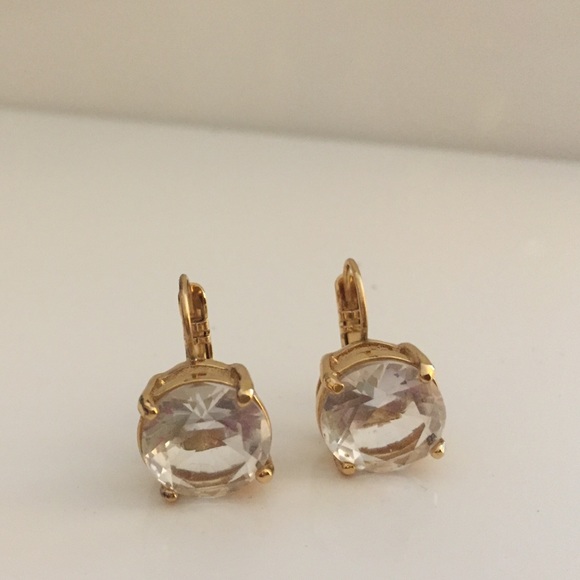 Kate Spade diamond drop earrings