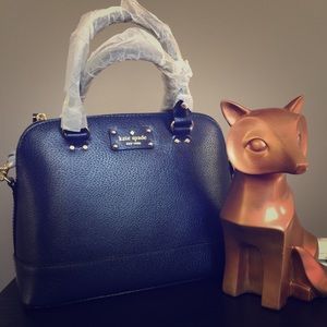 Small Rachelle kate spade bag navy