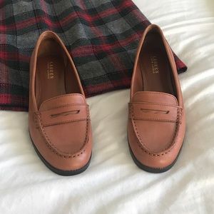 Women's Ralph Lauren Galia Leather Loafers- NEW!