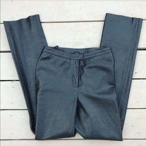 Express leather pants