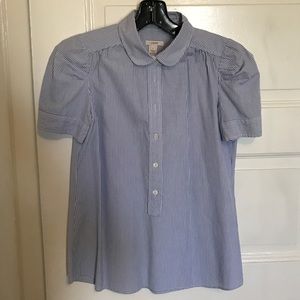 J. Crew short sleeved popover