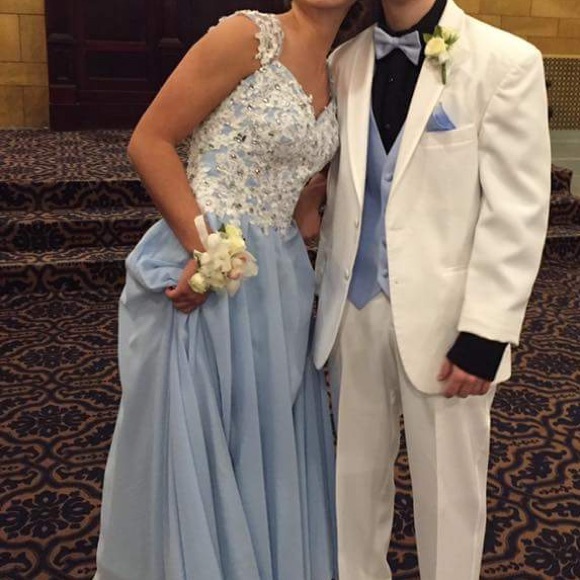 Blue Prom Dress