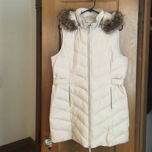 Coldwater Creek hooded vest.