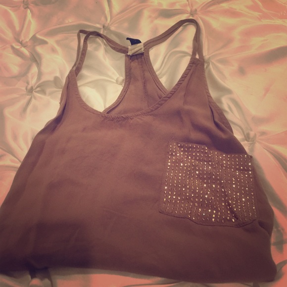 Windsor Tan Double Strap Tank Top