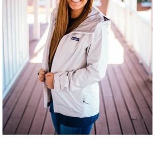 patagonia women's torrentshell jacket birch white