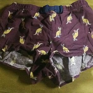 Kangaroo Pajama Shorts