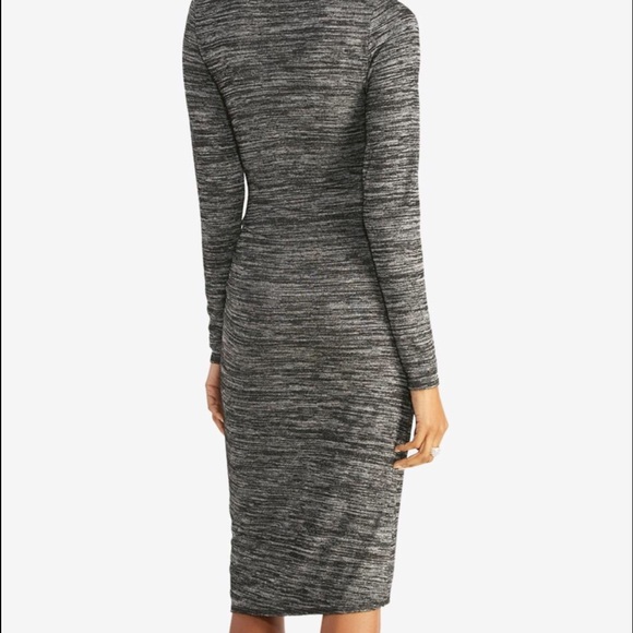 Faux Wrap Midi Dress - Picture 2 of 3