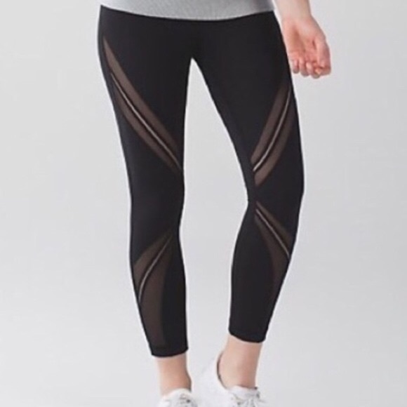 Sexy mesh lulu leggings