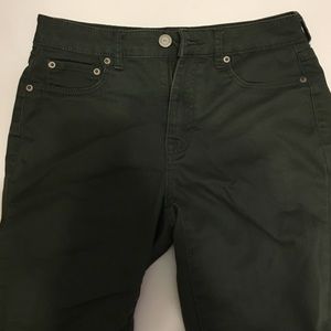 Aeropostale high waisted jegging green