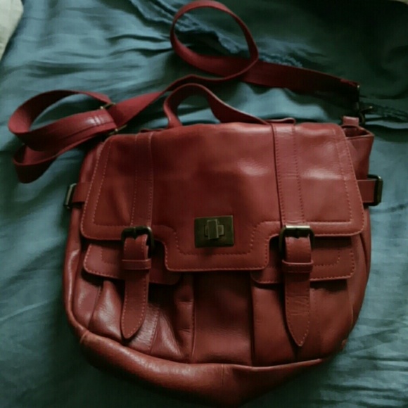 Audrey Brooke leather satchel