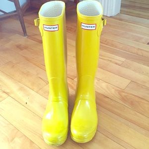 Tall Hunter rain boots