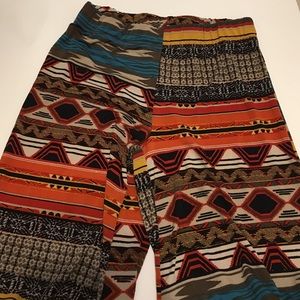 Dorothy tribal print palazzo pants
