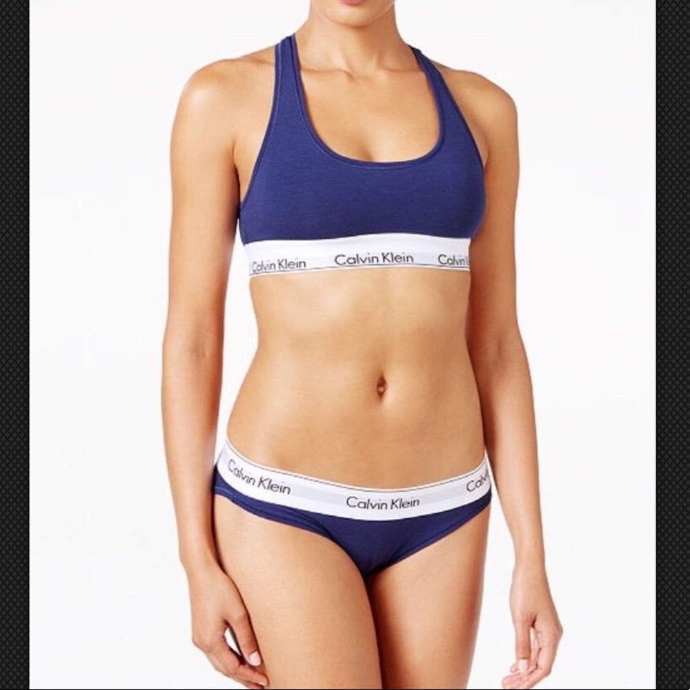 🆕 last set! Med Calvin Klein set bra+ bikini $48 - Picture 5 of 5