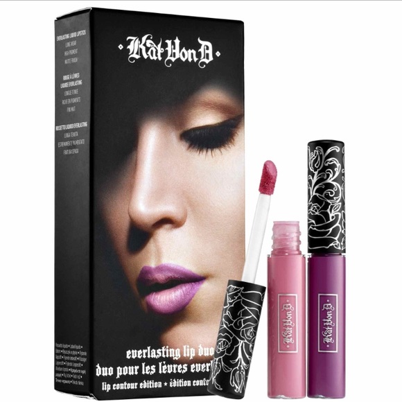 New in box Kat Von D ever lasting lip duo.