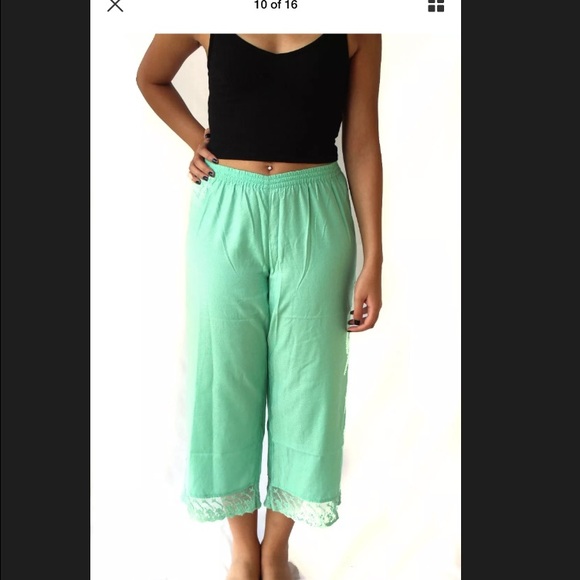 Harem Cropped Pants - Picture 2 of 2