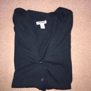 Hunter green cardigan