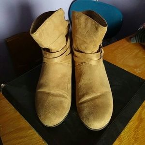 Tan Short Boots - Size 10