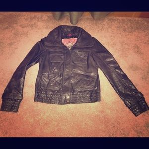 Dark Gray leather jacket