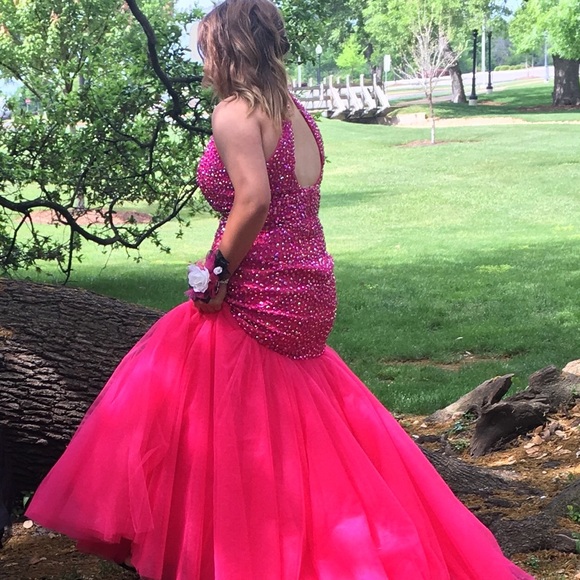 P!NK Sherri Hill Prom dress!!! - Picture 3 of 3