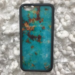 Turquoise Wildflower iPhone 6/6s case