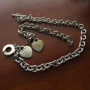 Tiffany and Co necklace and bracelet