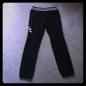 VS Pink Black Slim Vintage Pant Sz M-elastic ankle