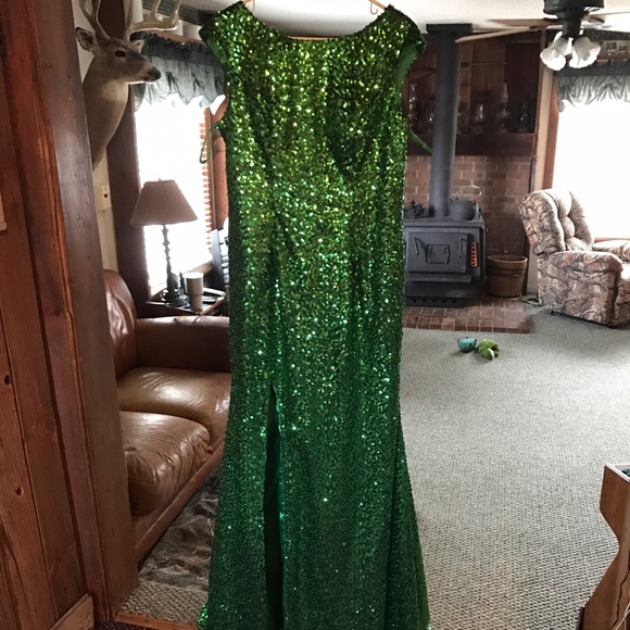 Emerald Green Dress