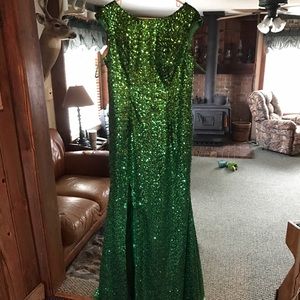 Emerald Green Dress