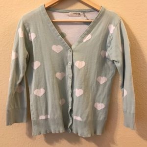 ModCloth Heart Cardigan