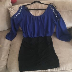 Blue dress