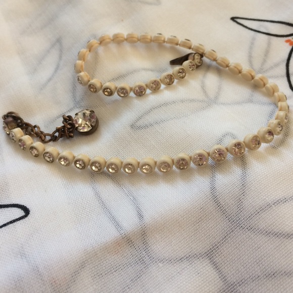 Vintage rhinestone choker