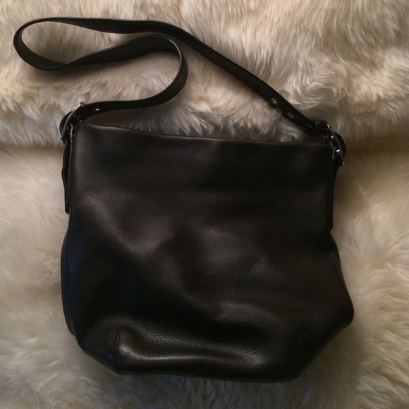 Coach black mini shoulder or under shoulder purse - Picture 1 of 6