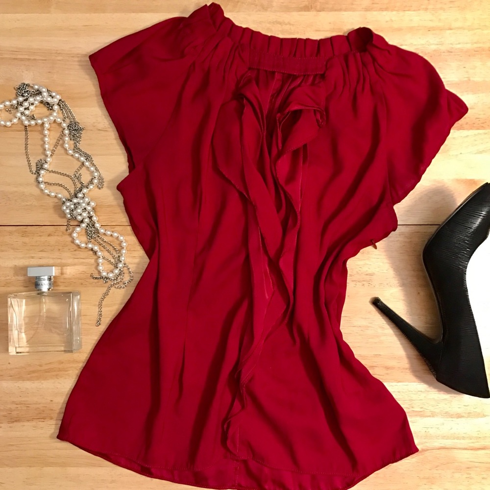 Beautiful Express Red Blouse