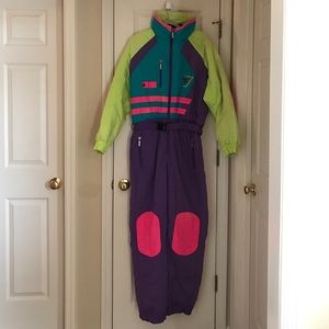 1980s Vintage Ski Jumpsuit