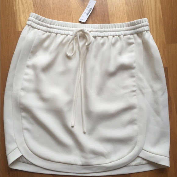 Jcrew Drapey Double-Twill Skirt