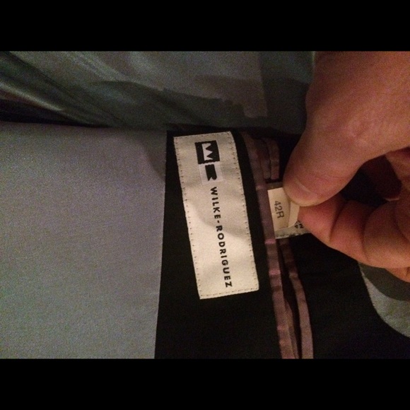 Black Three Button Suit - image 3