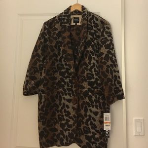 Leopard Pea Coat
