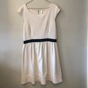 Cream and black dress. Size XL