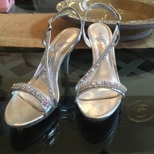 Silver heels