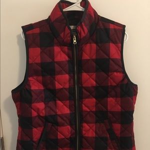 Old Navy black/red vest