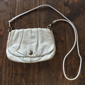 White Leather Lucky Brand Crossbody